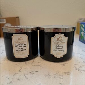 White Barn Mahogany Teakwood Candle Duo